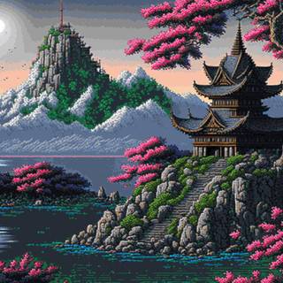 Pixel fantasy wallpaper