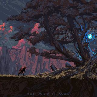 Pixel fantasy wallpaper