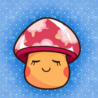 Mushroom cartoon wallpaper