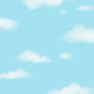 White and light blue wallpaper