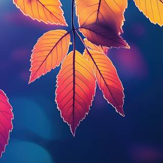 Autumn leaves 4k iPhone wallpaper