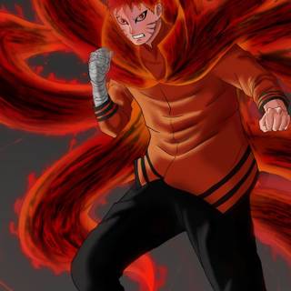 Naruto Baryon Mode 4k mobile wallpaper