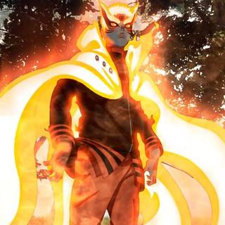 Naruto Baryon Mode 4k mobile wallpaper