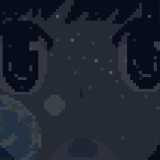 Pixel art anime wallpaper