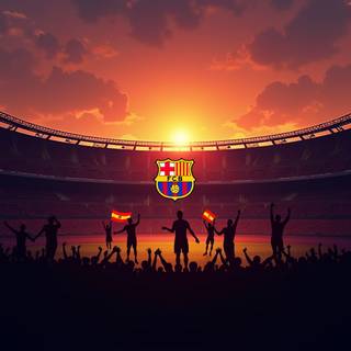 FC Barcelona PS5 wallpaper