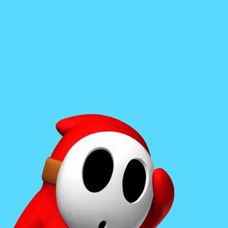 Shy Guy iPhone wallpaper
