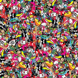 Car stickers wallpaper