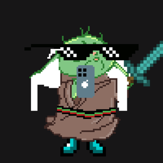 Baby Yoda drip wallpaper