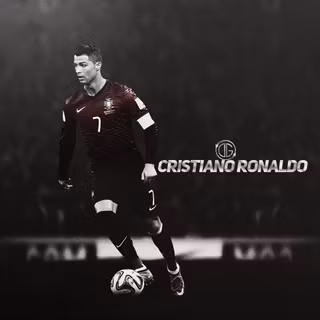 Cristiano black wallpaper
