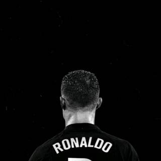 Cristiano black wallpaper