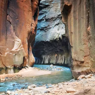 Zion National Park USA The Narrows Canyon wallpaper