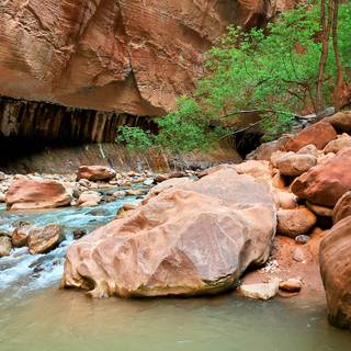 Zion National Park USA The Narrows Canyon wallpaper