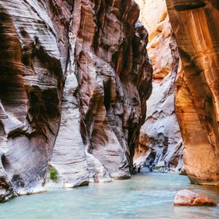 Zion National Park USA The Narrows Canyon wallpaper