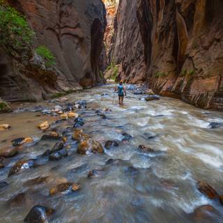 Zion National Park USA The Narrows Canyon wallpaper