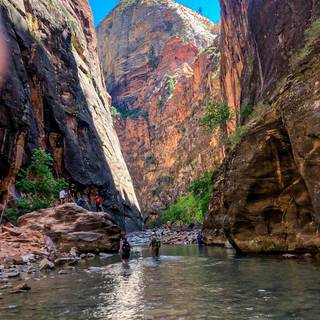 Zion National Park USA The Narrows Canyon wallpaper