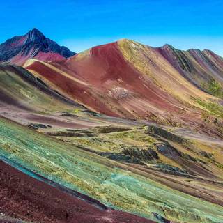 Andes Peru Rainbow Mountain landscape wallpaper