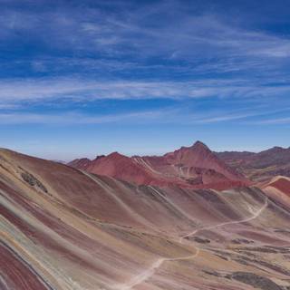 Andes Peru Rainbow Mountain landscape wallpaper