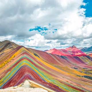 Andes Peru Rainbow Mountain landscape wallpaper