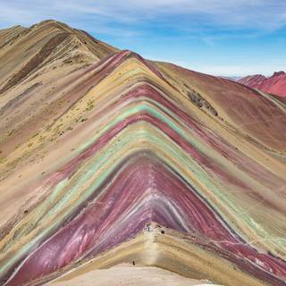 Andes Peru Rainbow Mountain landscape wallpaper