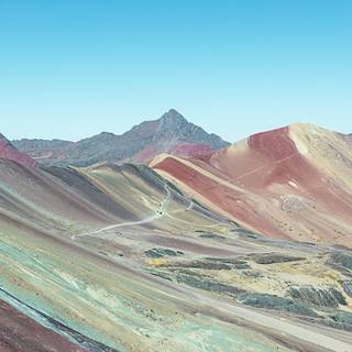 Andes Peru Rainbow Mountain landscape wallpaper