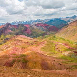 Andes Peru Rainbow Mountain landscape wallpaper