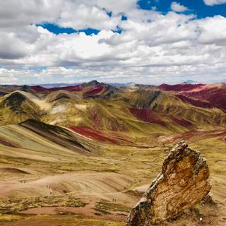 Andes Peru Rainbow Mountain landscape wallpaper