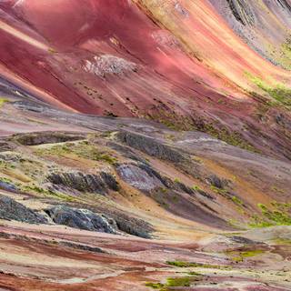 Andes Peru Rainbow Mountain landscape wallpaper