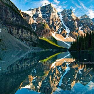 Canadian Rockies Moraine Lake wallpaper