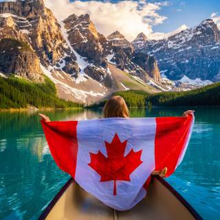 Canadian Rockies Moraine Lake wallpaper
