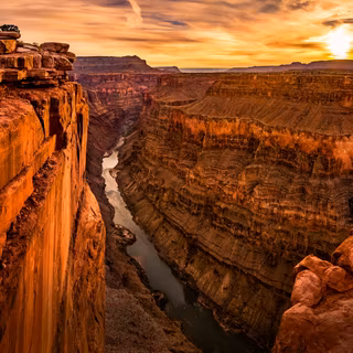 Grand Canyon USA sunset wallpaper