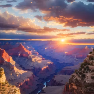 Grand Canyon USA sunset wallpaper