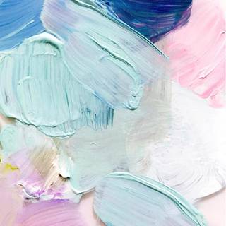 Pastel paint iPhone wallpaper
