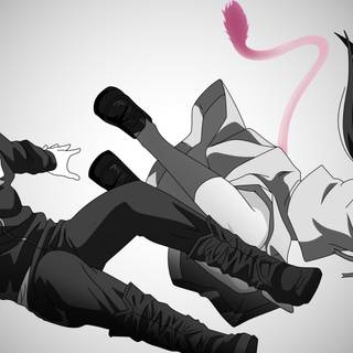 4k manga minimalist wallpaper