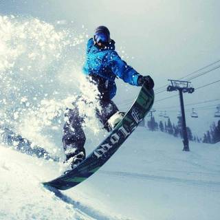 Winter track wallpaper