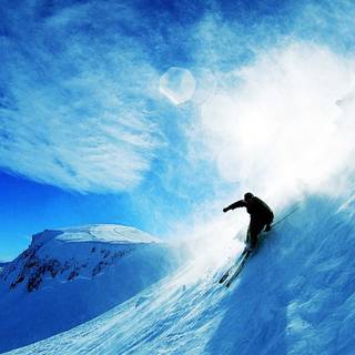 Winter track wallpaper