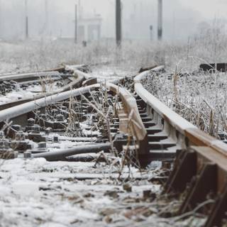 Winter track wallpaper