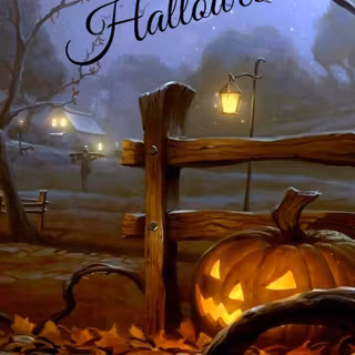 Halloween card wallpaper