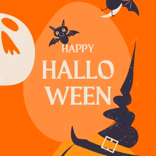 Halloween card wallpaper