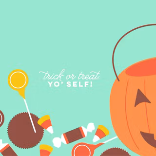 Halloween card wallpaper