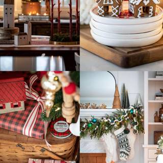 Hot cocoa and warm blankets cozy Christmas wallpaper