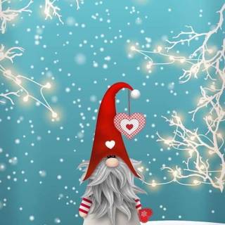Christmas gnomes wallpaper