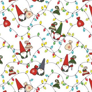 Christmas gnomes wallpaper