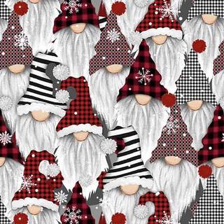 Christmas gnomes wallpaper