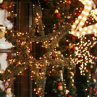 Christmas market wallpaper