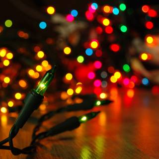 Christmas lights holidays wallpaper