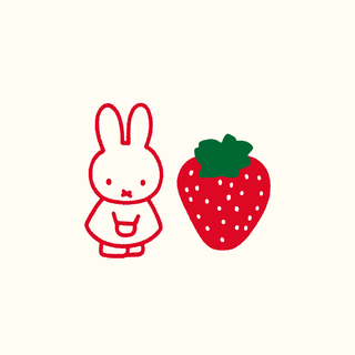 Pink Miffy desktop wallpaper