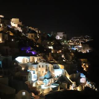 Greece night wallpaper