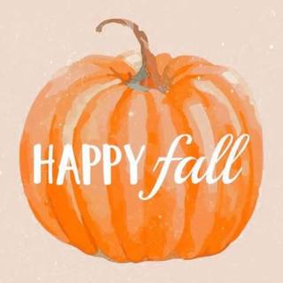 Happy autumn iPhone wallpaper