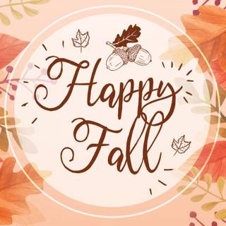 Happy autumn iPhone wallpaper