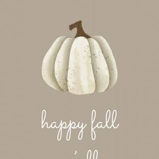 Happy autumn iPhone wallpaper